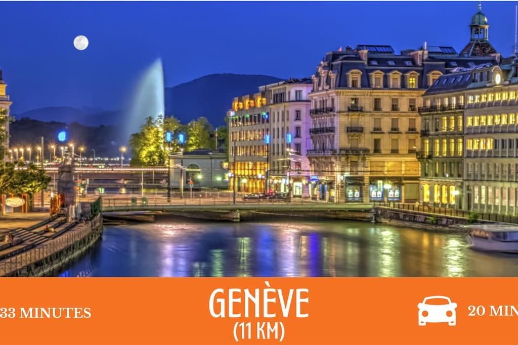 Zenbnb / Tournelles / Jardin Prive / Hyper-Centre Annemasse Luaran gambar